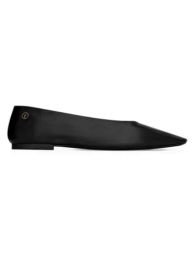 Saint Laurent Women's Sao Ballerinas in Smooth Leather | Thumbnail 1 Saint Laurent Women's Sao Ballerinas in Smooth Leather | Thumbnail 1
