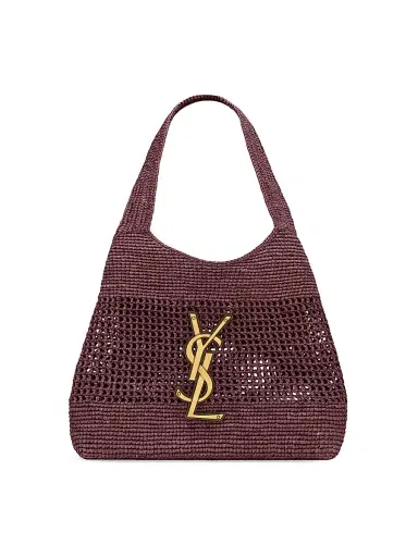 Saint Laurent Women's Icare Medium Tote Bag in Raffia | Thumbnail 2 Saint Laurent Women's Icare Medium Tote Bag in Raffia | Thumbnail 2