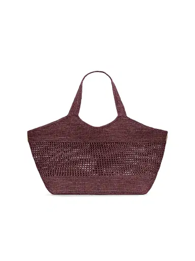 Saint Laurent Women's Icare Medium Tote Bag in Raffia | Thumbnail 5 Saint Laurent Women's Icare Medium Tote Bag in Raffia | Thumbnail 5