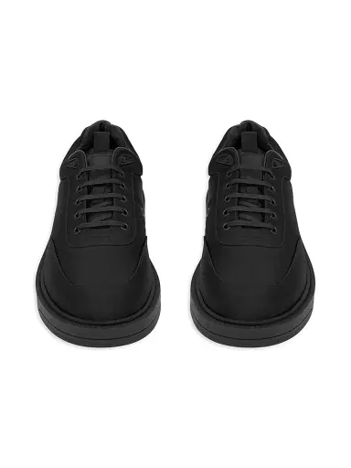 Saint Laurent Men's Altman Sneakers in Satin - Black - Size 13 | Thumbnail 3