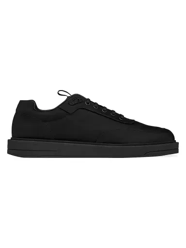 Saint Laurent Men's Altman Sneakers in Satin - Black - Size 13 | Thumbnail 1