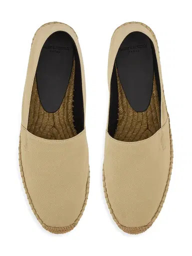 Saint Laurent Men's Espadrilles in Cotton Gabardine | Thumbnail 3 Saint Laurent Men's Espadrilles in Cotton Gabardine | Thumbnail 3