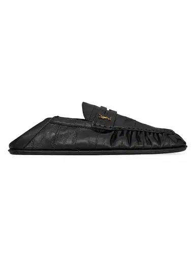 Saint Laurent Men's Le Foldable Loafers - Black - Size 6 | Thumbnail 1 Saint Laurent Men's Le Foldable Loafers - Black - Size 6 | Thumbnail 1