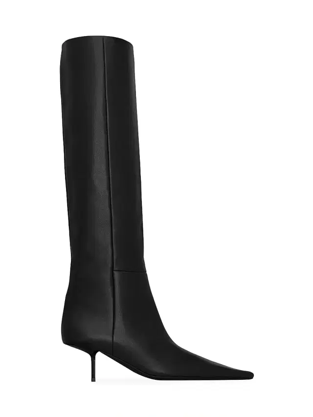 Women's Victoire Boots in Smooth Leather - Black