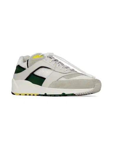 Saint Laurent Men's Bump Sneakers in Smooth Leather and Suede | Thumbnail 2
