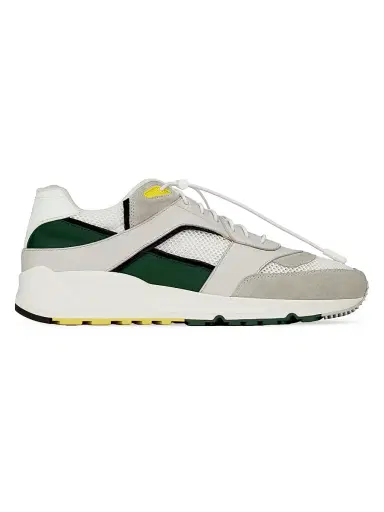 Saint Laurent Men's Bump Sneakers in Smooth Leather and Suede | Thumbnail 1