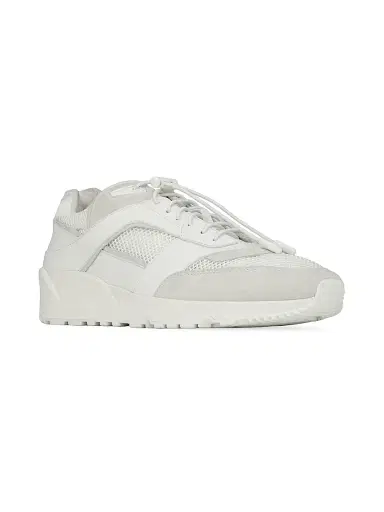 Saint Laurent Men's Bump Sneakers in Smooth Leather and Suede - Optic White - Size 13 | Thumbnail 2 Saint Laurent Men's Bump Sneakers in Smooth Leather and Suede - Optic White - Size 13 | Thumbnail 2
