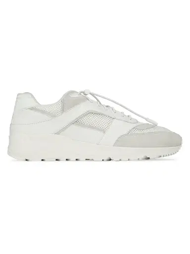 Saint Laurent Men's Bump Sneakers in Smooth Leather and Suede - Optic White - Size 13 | Thumbnail 1 Saint Laurent Men's Bump Sneakers in Smooth Leather and Suede - Optic White - Size 13 | Thumbnail 1
