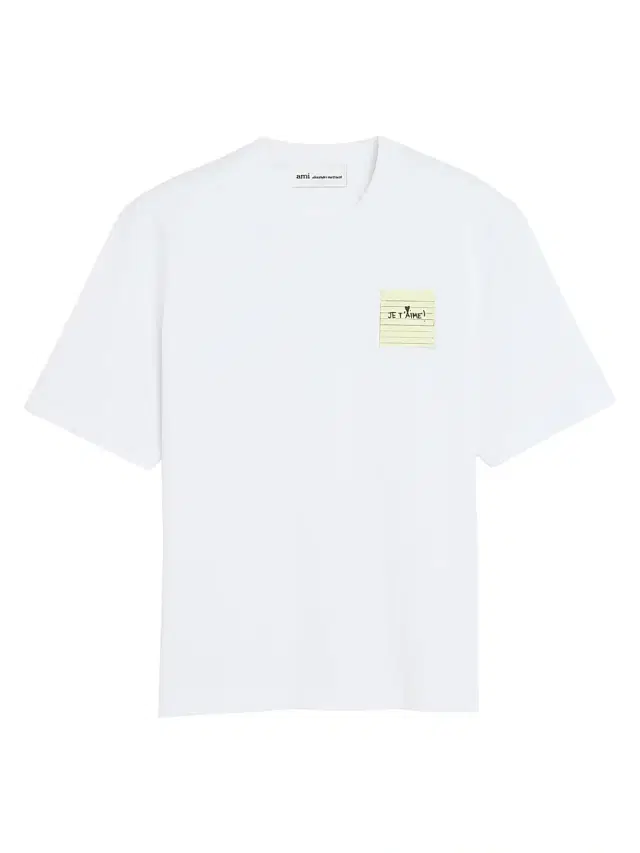 Men's Je T'Aime Cotton T-Shirt - Blanc