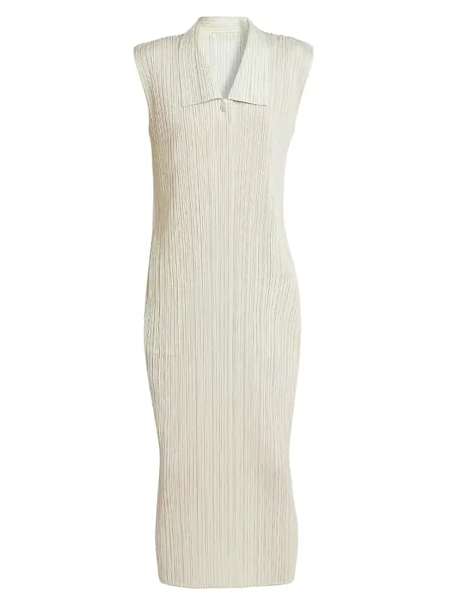Pleats Please Issey Miyake Women's Monthly Colors: May Pleated Midi-Dress -