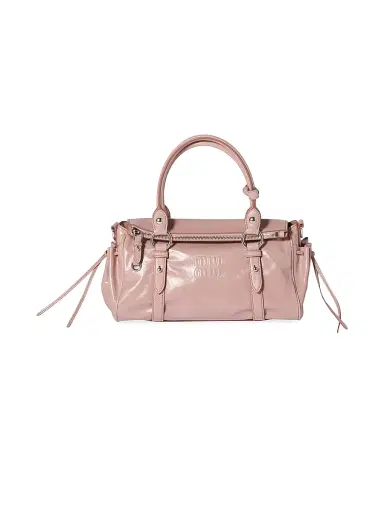 Miu Miu Women's Glossy Leather Top Handle Bag | Thumbnail 1 Miu Miu Women's Glossy Leather Top Handle Bag | Thumbnail 1