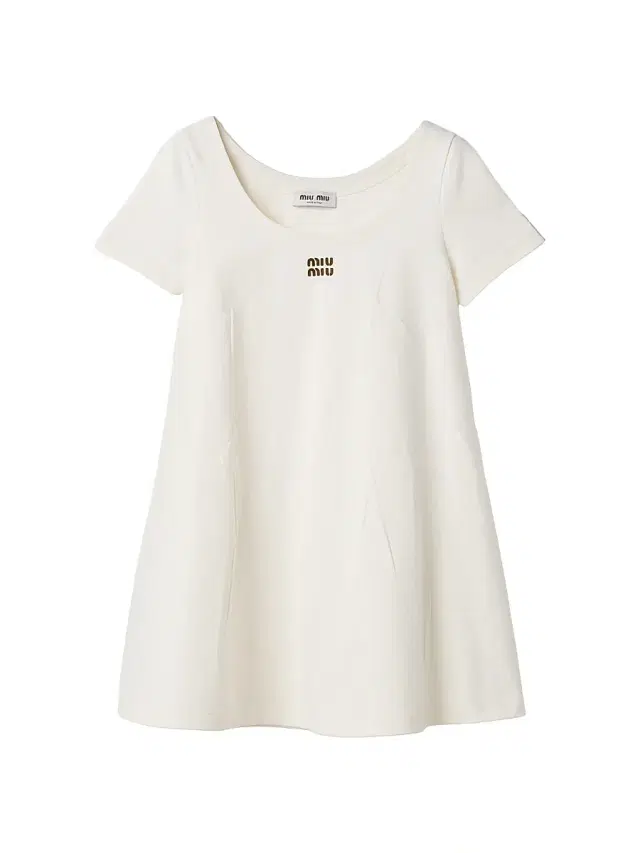 Women's Jersey Mini-Dress - White