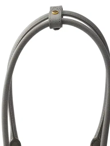 Prada Women's Small Saffiano Leather Top Handle Bag - Grey | Thumbnail 6 Prada Women's Small Saffiano Leather Top Handle Bag - Grey | Thumbnail 6