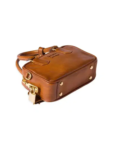 Miu Miu Women's Arcadie Leather Top Handle Bag | Thumbnail 7 Miu Miu Women's Arcadie Leather Top Handle Bag | Thumbnail 7