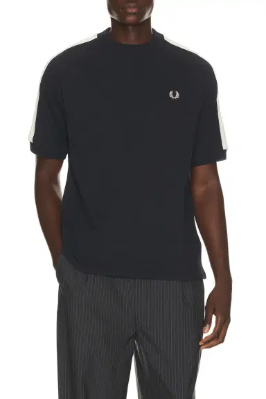 Fred Perry Cable Taped T-Shirt | Thumbnail 1