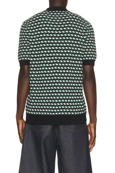 Fred Perry Geometric Knitted Polo | Thumbnail 2 Fred Perry Geometric Knitted Polo | Thumbnail 2