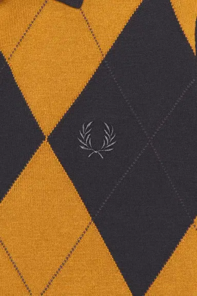 Fred Perry Argyle Button Knitted Shirt | Thumbnail 5