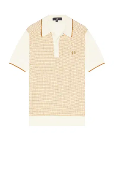 Fred Perry Tonic Waffle Knitted Polo | Thumbnail 4 Fred Perry Tonic Waffle Knitted Polo | Thumbnail 4