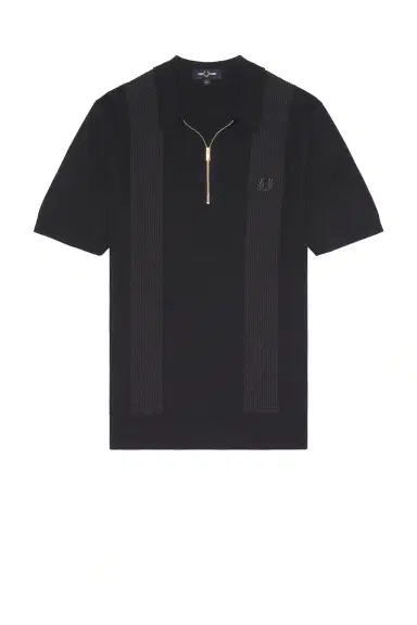 Fred Perry Panel Detail Knitted Polo | Thumbnail 4