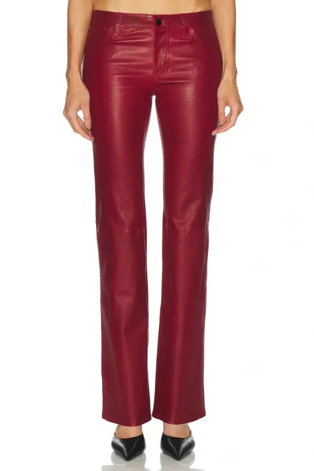 FRAME x Alexandra Leclerc The Leather Rouge Pant