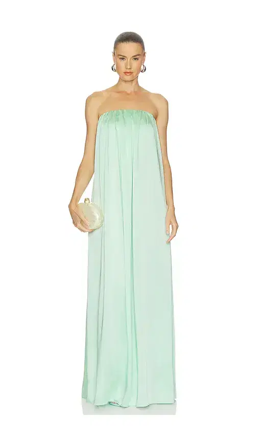SEROYA Monique Satin Maxi Dress