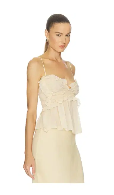 Blumarine Sheet Ruffle Top | Thumbnail 2