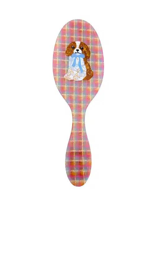 Solar Eclipse Hand-painted King Charles Amazing Hair Day Brush