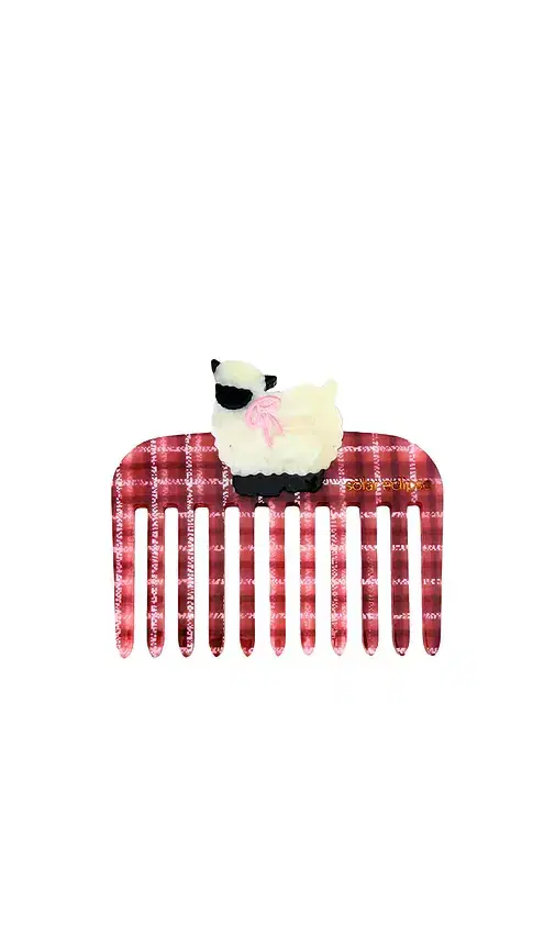 Solar Eclipse Hand-painted Sheep Pocket Comb