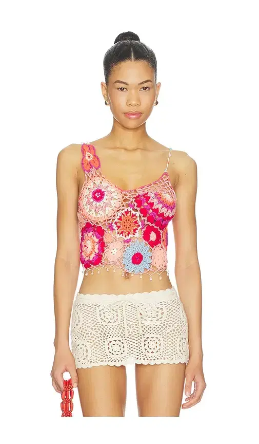 Free People Fiorella Crochet Tank