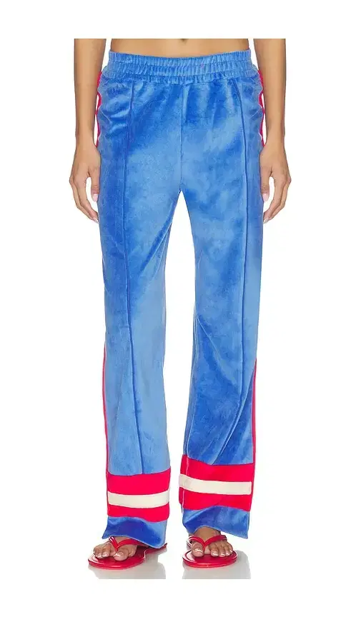 Araminta James Velour Stripe Trackpant