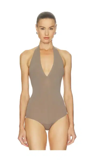 Commando x REVOLVE Ballet Deep Plunge Halter Bodysuit | Thumbnail 2