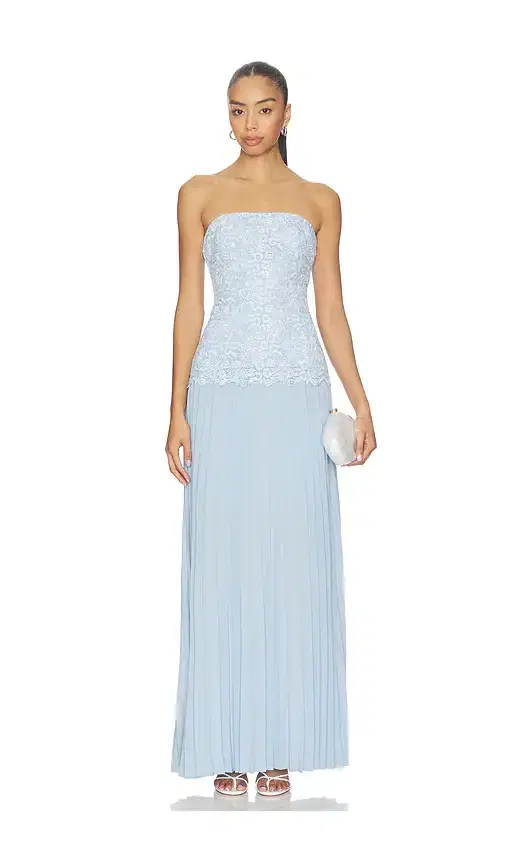 Generation Love Cody Two Tone Lace Pleat Dress
