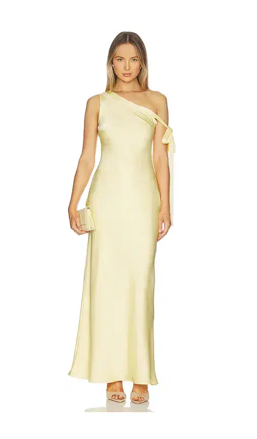 Runaway The Label Viola One Shoulder Maxi Dress