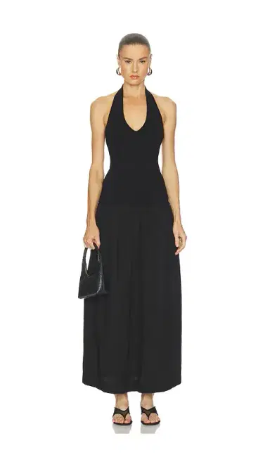 ENZA COSTA Cotton Halter Dress | Thumbnail 1
