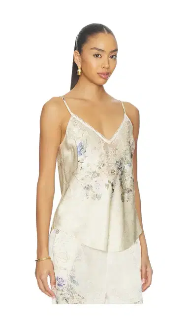 Camilla V-neck Bias Cami | Thumbnail 2 Camilla V-neck Bias Cami | Thumbnail 2