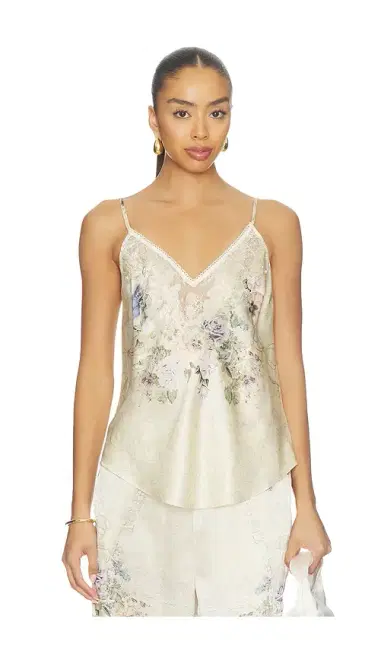 Camilla V-neck Bias Cami | Thumbnail 1 Camilla V-neck Bias Cami | Thumbnail 1
