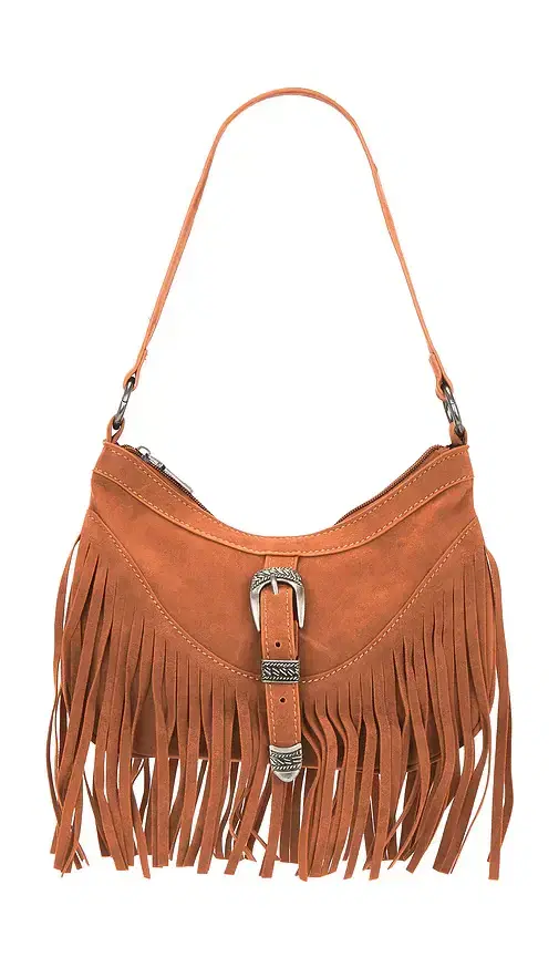 8 Other Reasons Faux Nappa Suede Shoulder Bag