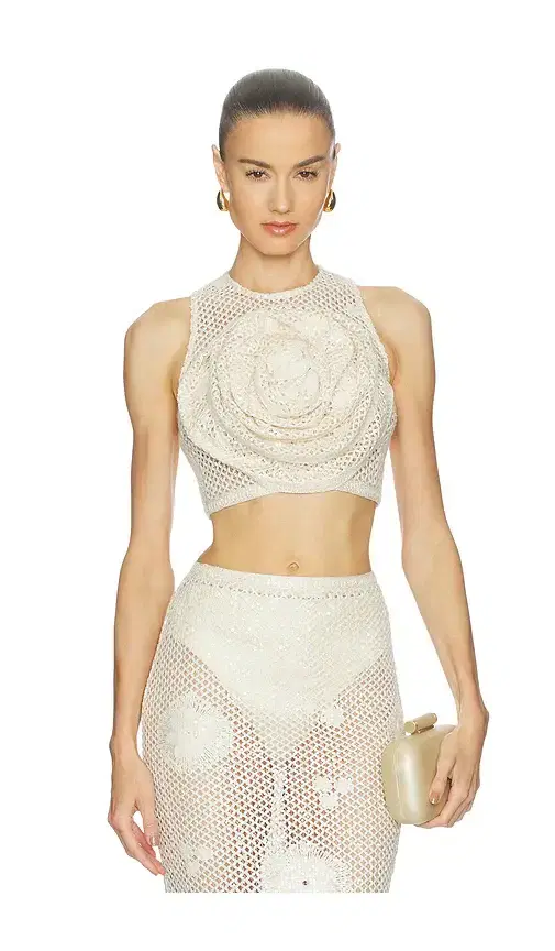 Bronx Banco Crochet Mila Crop Top
