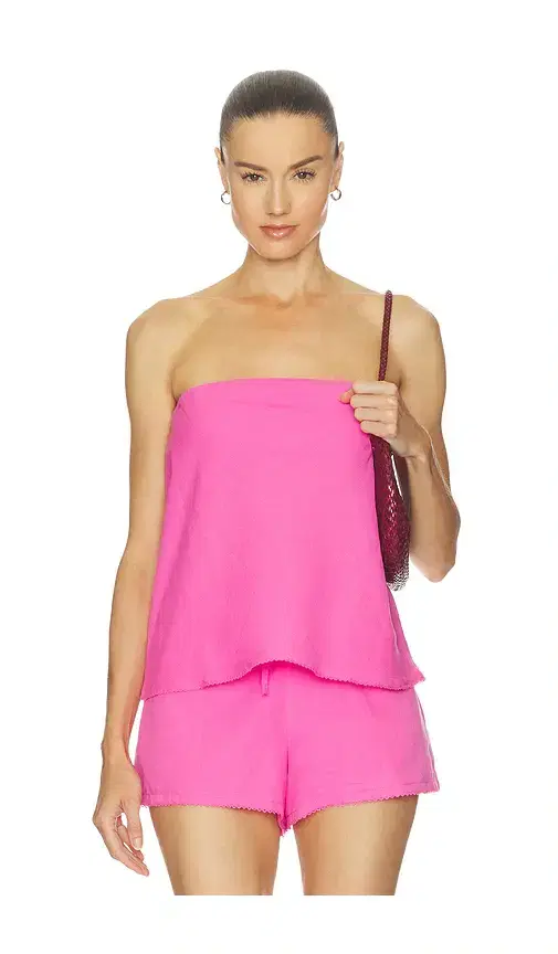 BEACH RIOT Celeste Strapless Top