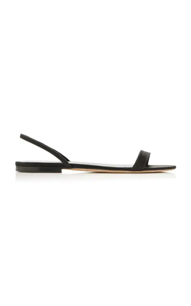 The Row Ella Leather Sandals
