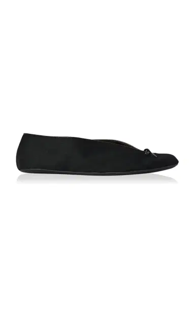 The Row Fay Bow Wool Flats | Thumbnail 6 The Row Fay Bow Wool Flats | Thumbnail 6