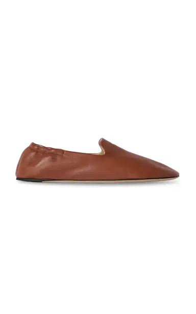 The Row Casa Leather Slippers | Thumbnail 9 The Row Casa Leather Slippers | Thumbnail 9