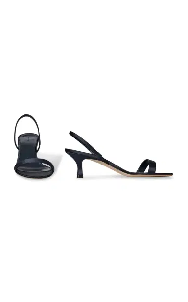 The Row Ella Slingback Satin Sandals | Thumbnail 4 The Row Ella Slingback Satin Sandals | Thumbnail 4