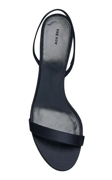 The Row Ella Slingback Satin Sandals | Thumbnail 5 The Row Ella Slingback Satin Sandals | Thumbnail 5