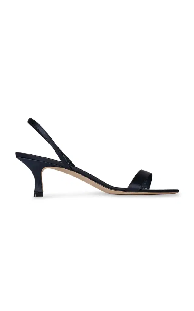 The Row Ella Slingback Satin Sandals