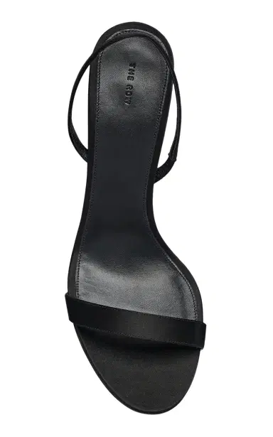 The Row Ella Satin Slingback Sandals | Thumbnail 4 The Row Ella Satin Slingback Sandals | Thumbnail 4