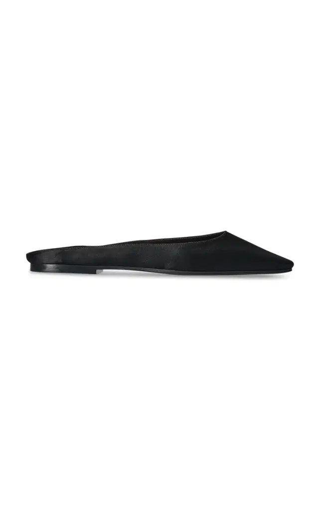 The Row June Satin Mules