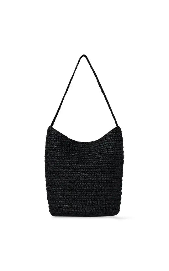 The Row Alma Raffia Shoulder Bag