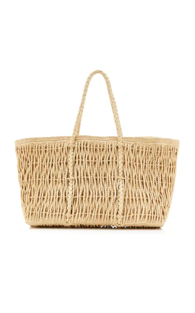 The Row Georgica Raffia Tote Bag
