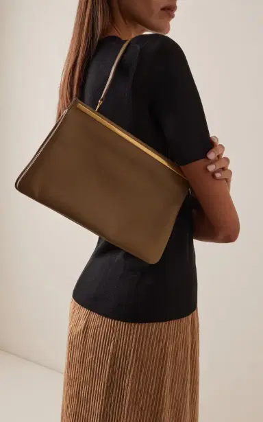 The Row Elise Leather Shoulder Bag | Thumbnail 3 The Row Elise Leather Shoulder Bag | Thumbnail 3